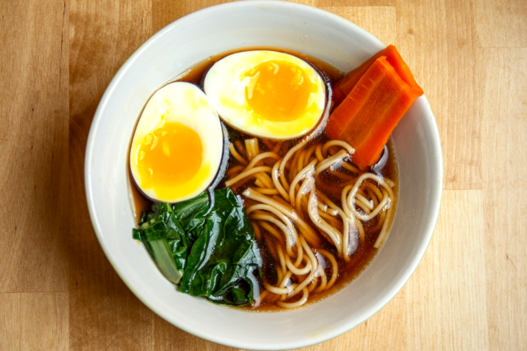 Ramen with homemade broth