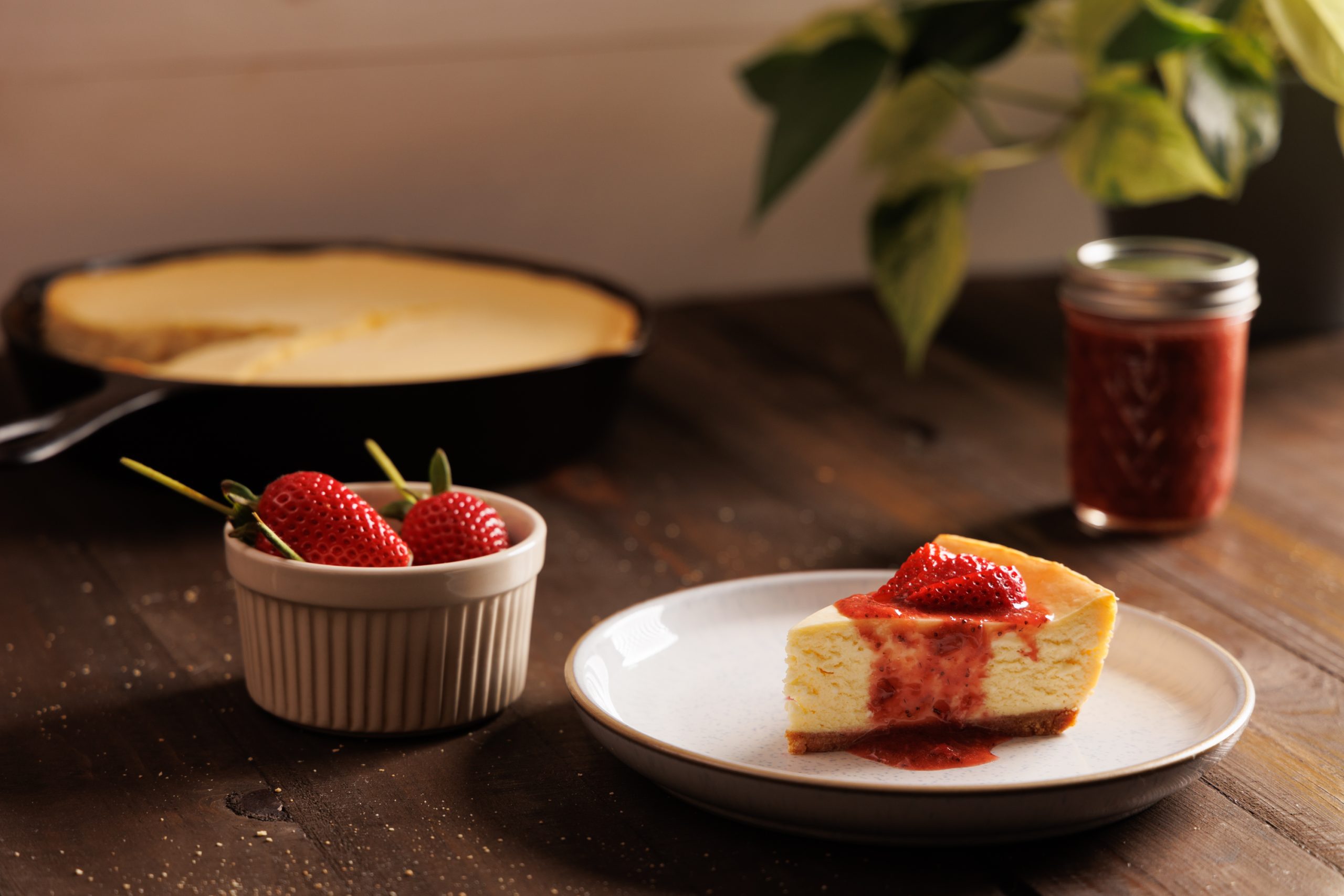 cast iron new york style cheesecake