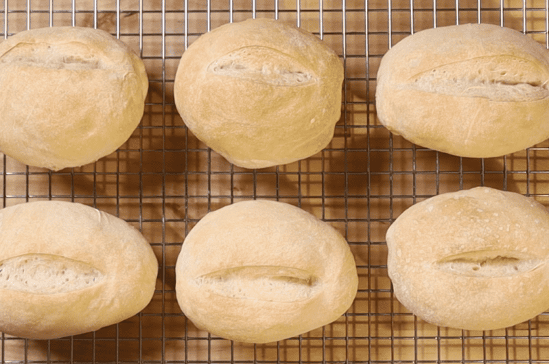 Easy Homemade Crusty Rolls